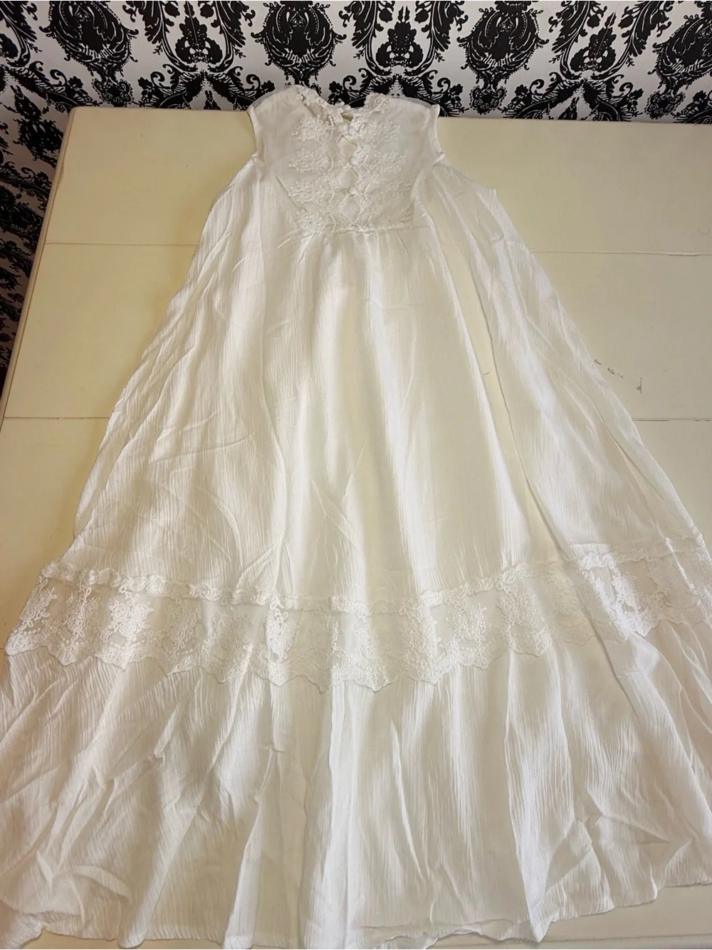 Joyfolie Delphina Dress | Cream | Girls Size 7 | NWT